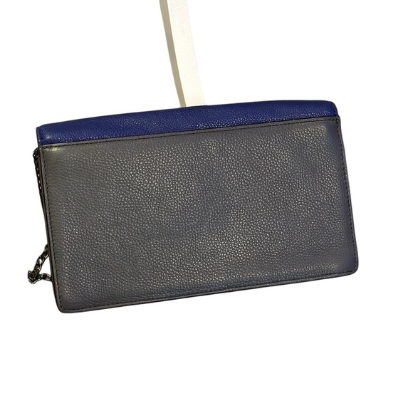 MARC BY MARC JACOBS BLUE AND GRAY CLUTCH WITH DUST BAG - Picture 2 of 15